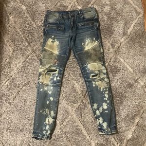Fresh society embellish 32 x 32 blue jeans